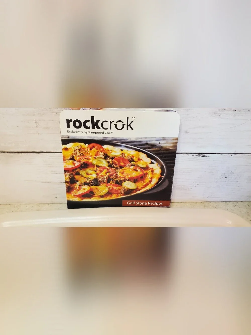 Pampered Chef Rockcrok Grill Stone White 15